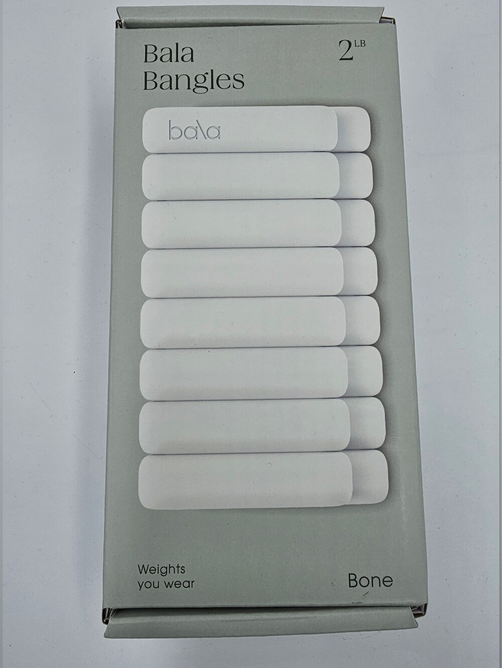 BALA Bangles BONE WHITE 2 X 2 Lb Each Wrist & Ankle Weights BRAND NEW SEALED